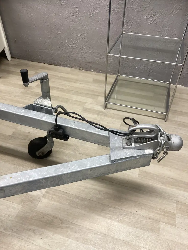 New Trailer, 3.1 x 1.76 With Jockey Wheel, Galvanised With Plywood Liner (Not Registered, No WOF) Image 1++